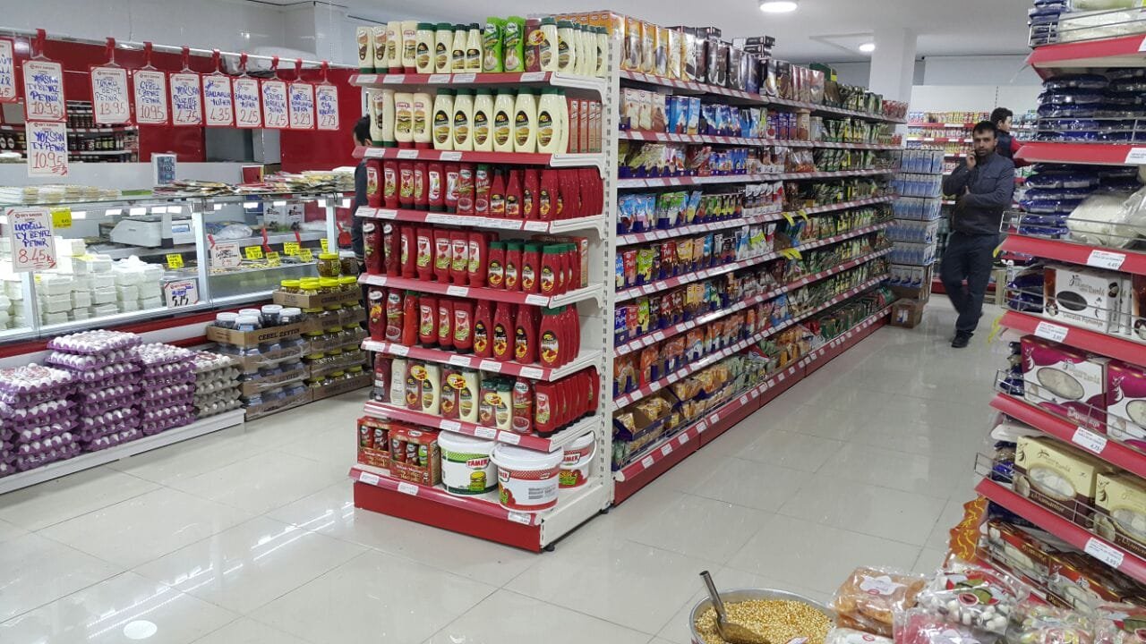 Elazığ Işık Market FRS Mobilya Elazığ Raf Sistemleri